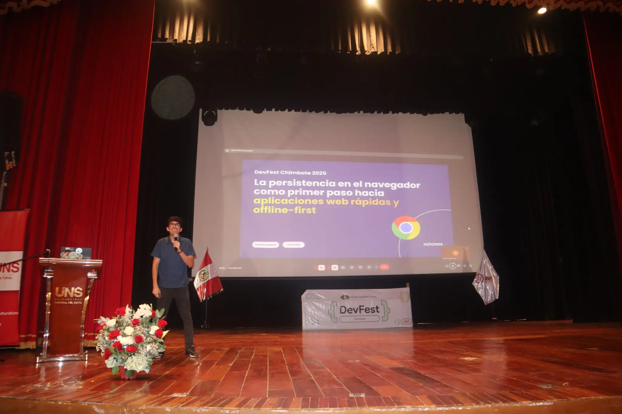 Charla en el DevFest 2025 en la UNS